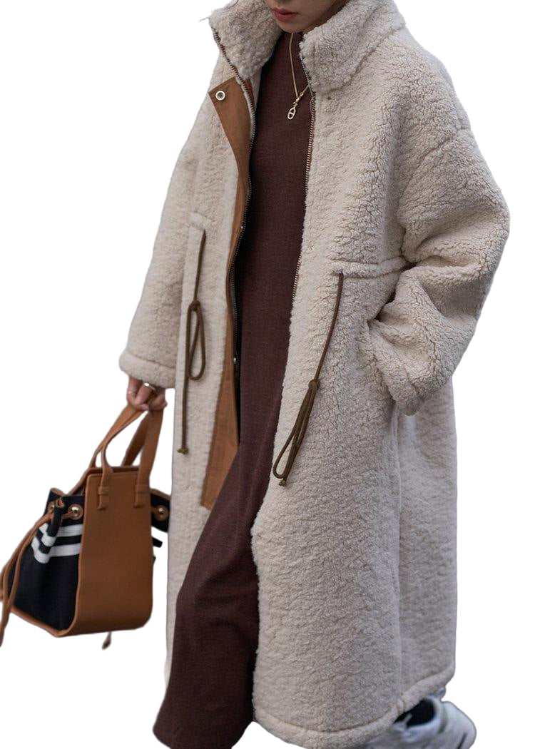 Kvinnors Vinterjacka med Hög Hals och Dragsko 0