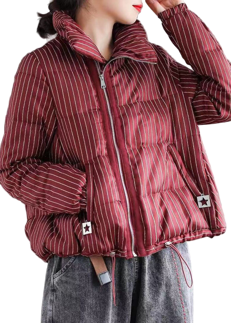 Kvinnors Vinterjacka med Stativkrage och Dragkedja 0