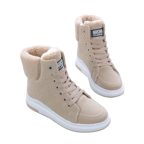 Kvinnors Vinterkängor Med Varmt Foder 0