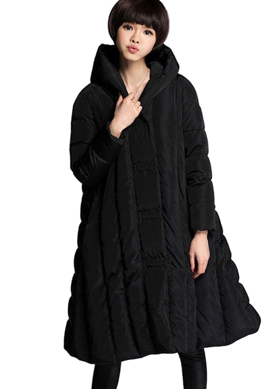 Kvinnors Vinterkappa med Huvfickor 0