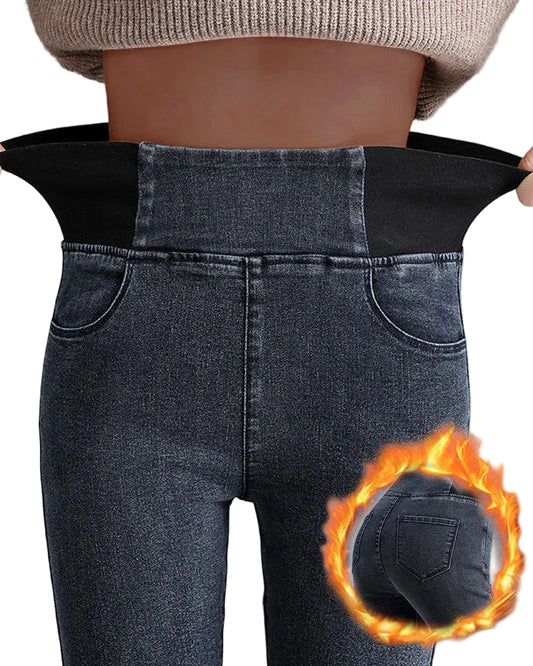 Kvinnors Vinterleggings med Hög Midja 0