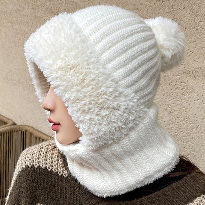 Kvinnors Vintermössa Med Snood Casual 3