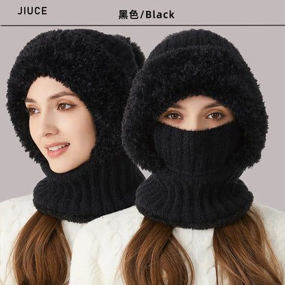 Kvinnors Vintermössa Med Snood Casual 4
