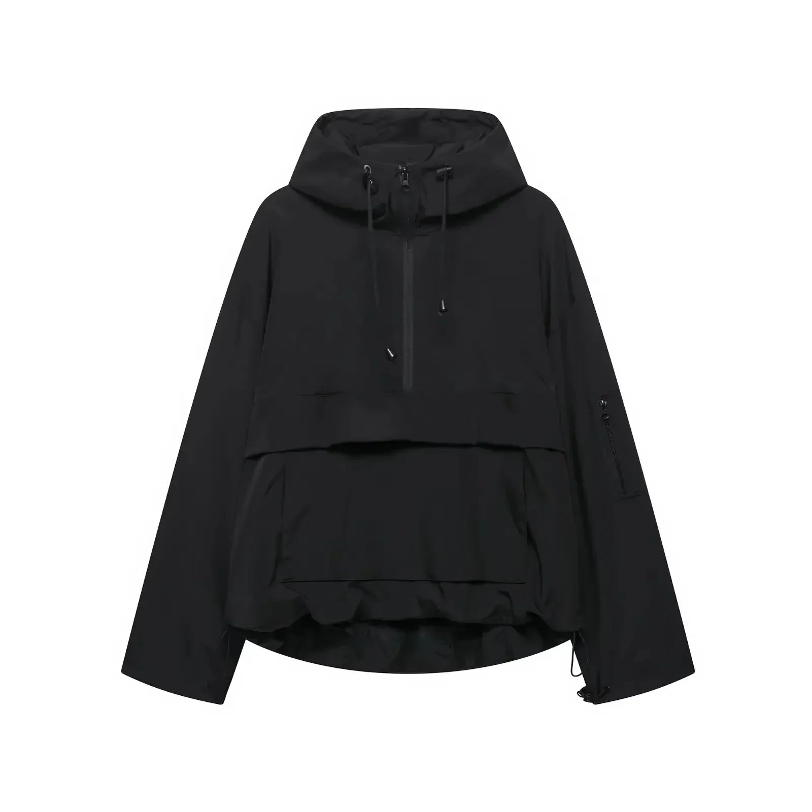 Kvinnors Vinterskidjacka med Huva Minimalistisk Stil 3