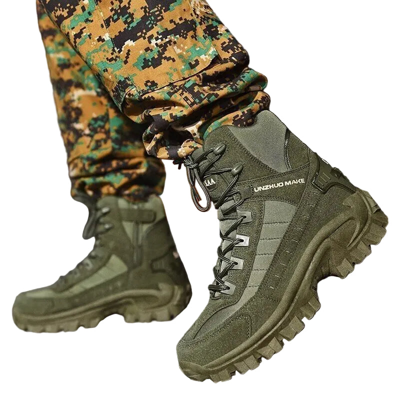 Kvinnors Vinterstövlar Militärstil 1