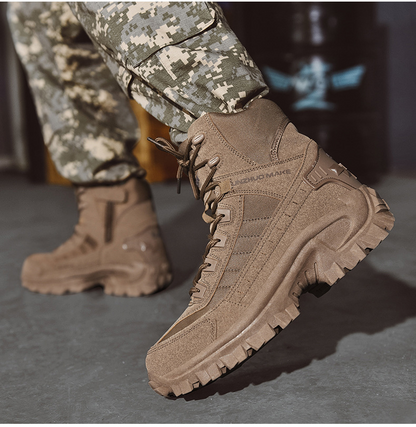 Kvinnors Vinterstövlar Militärstil 2