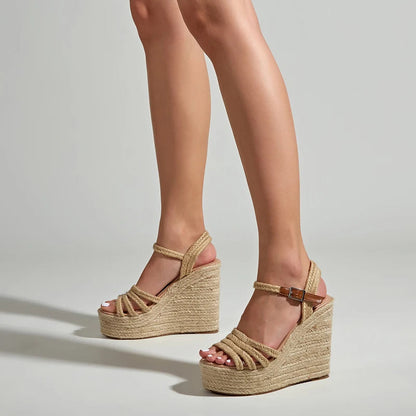 Kvinnors Wedge Sandaler med Öppen Tå 2