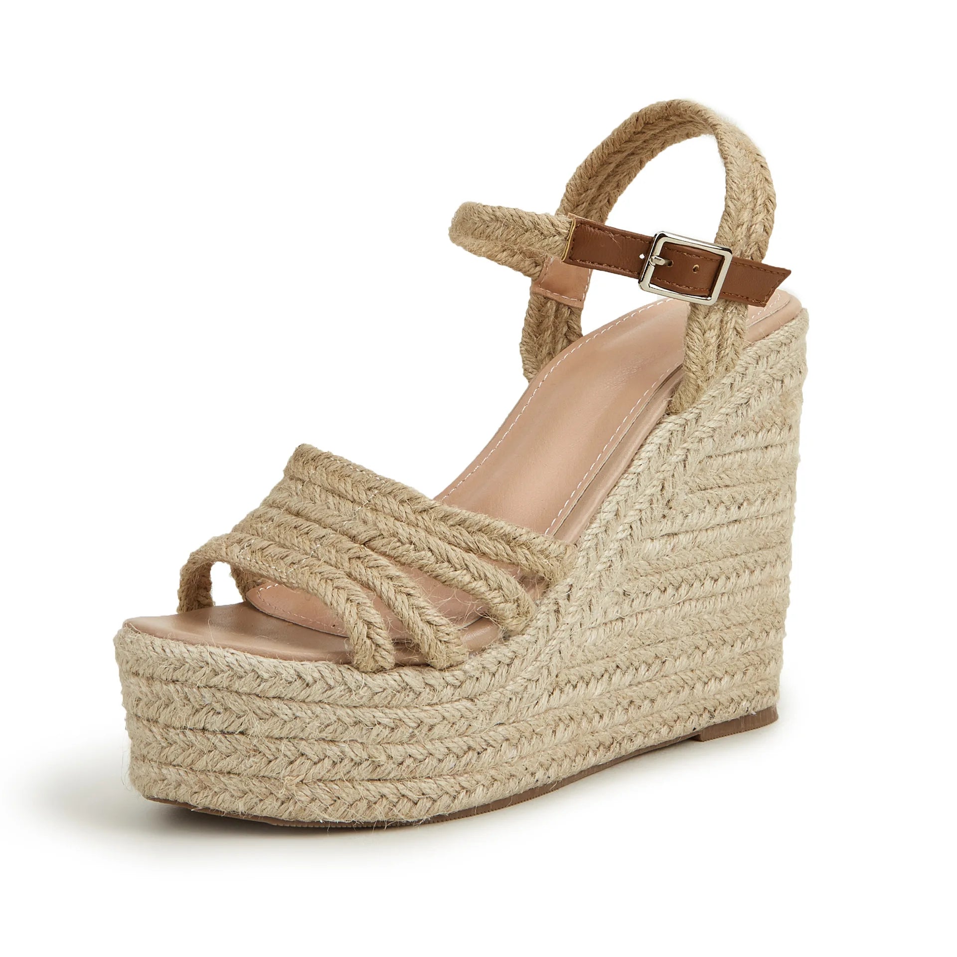 Kvinnors Wedge Sandaler med Öppen Tå 8