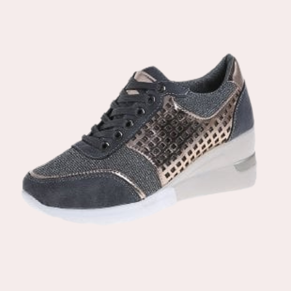Kvinnors Wedge Sneakers Trendig 3