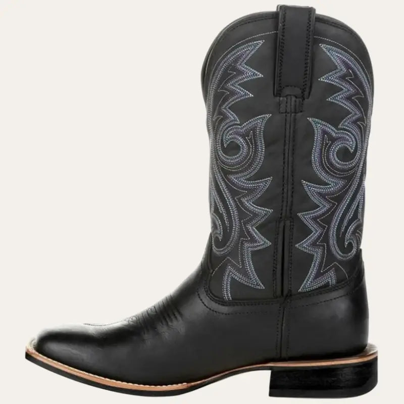 Kvinnors Westernstövlar Traditionell Design Imitatieleer 1
