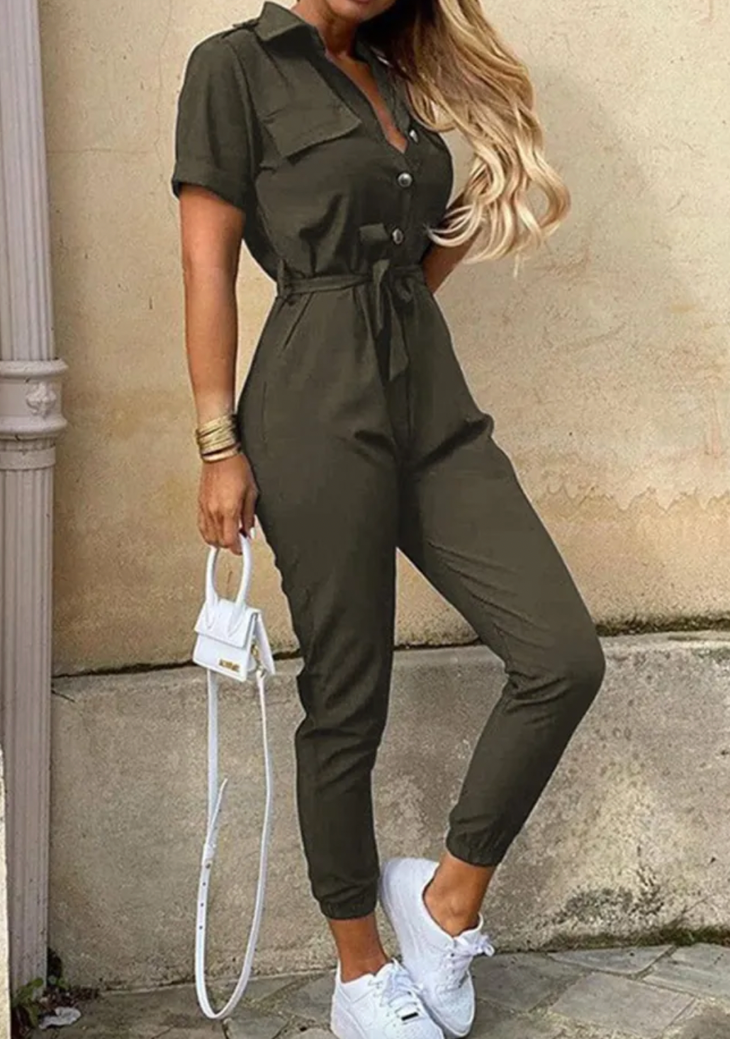 Variant image for Kvinna Jumpsuit Elegant Högkvalitativt Material-13