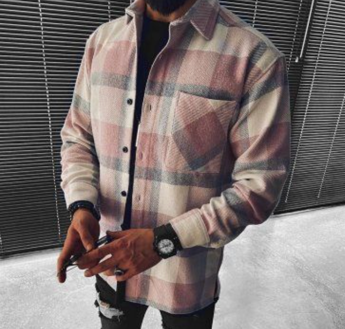 Herrskjorta Lukan Lätt Andningsbar Design För Män Elegant Sommarstil-1