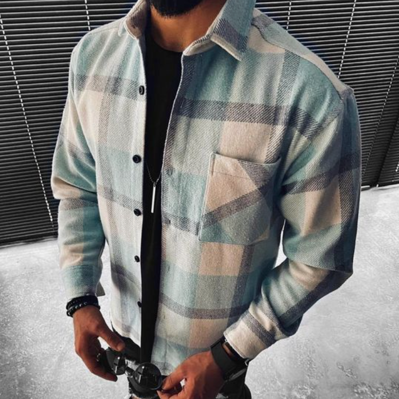 Variant image for Herrskjorta Lukan Lätt Andningsbar Design För Män Elegant Sommarstil-9