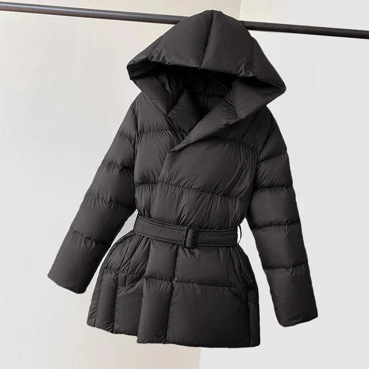 Lång Dunjacka Dam Trendig Pufferdesign för Kalla Dagar 3