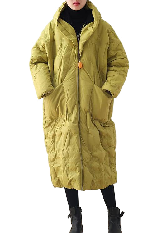 Lång Jacka Dam Retro Dunfyllning Varm och Bekväm 0