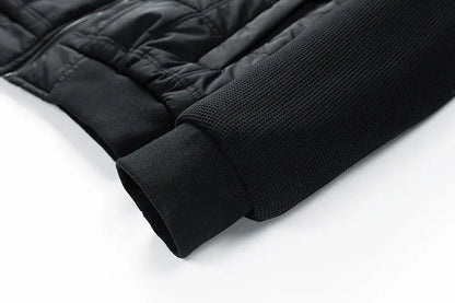 Lång Vinterjacka Dam Quiltad Design med Praktiska Fickor 8