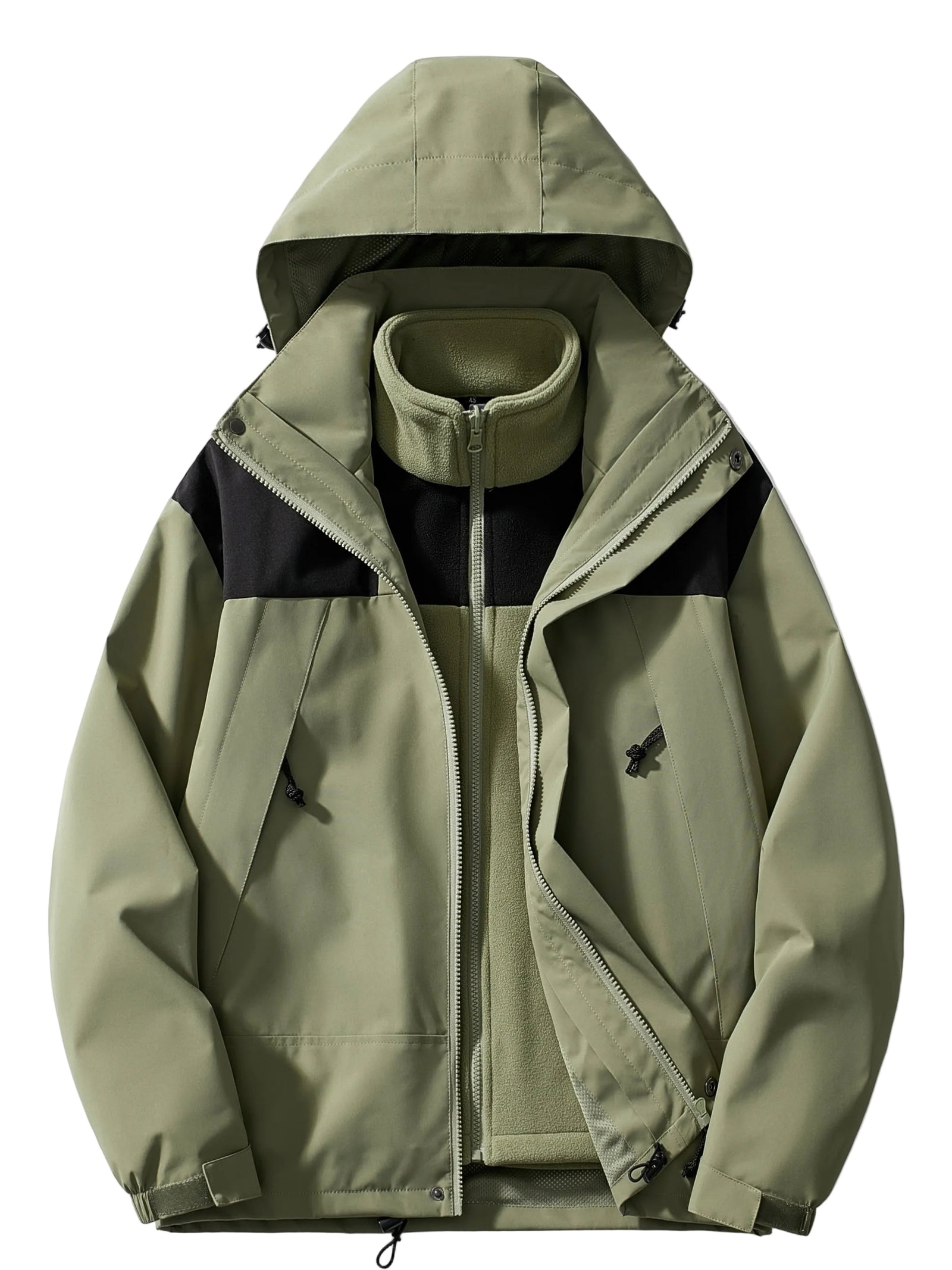 Lång Vinterjacka Dam med Huva och Vattentät Design 0