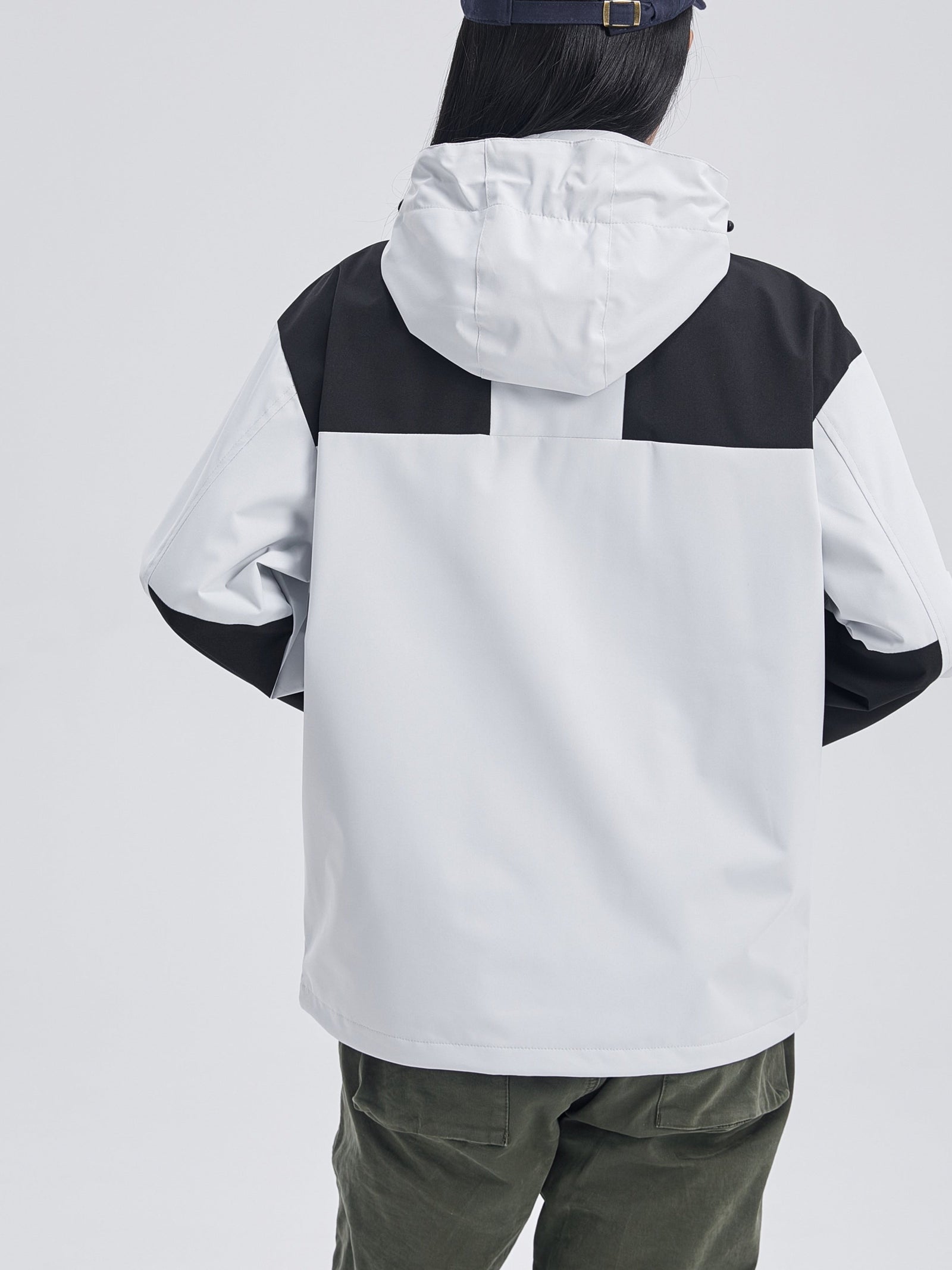 Lång Vinterjacka Dam med Huva och Vattentät Design 8