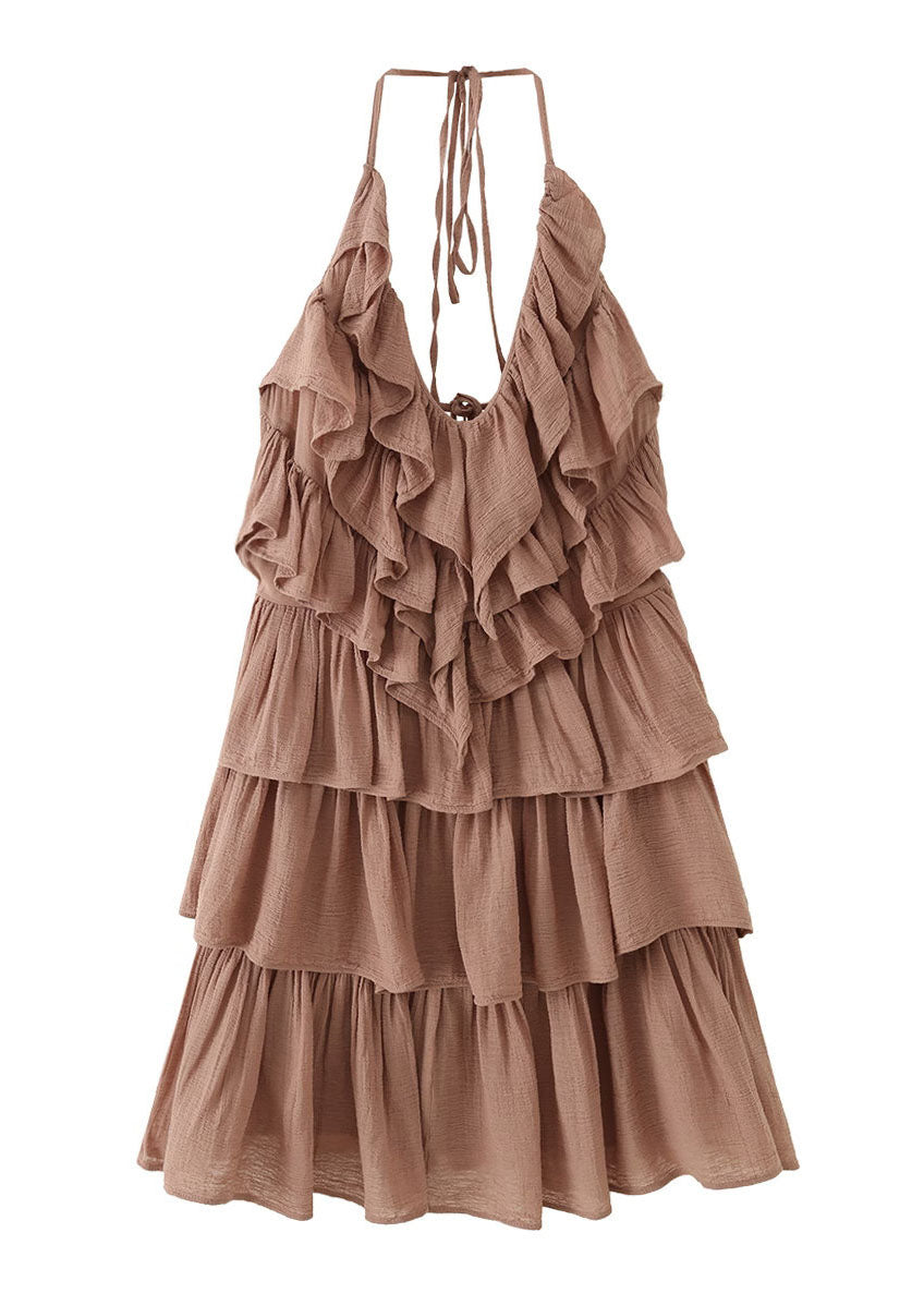 Lindex Dam Klänning Halter Lager På Lager Stilren Sundress 3