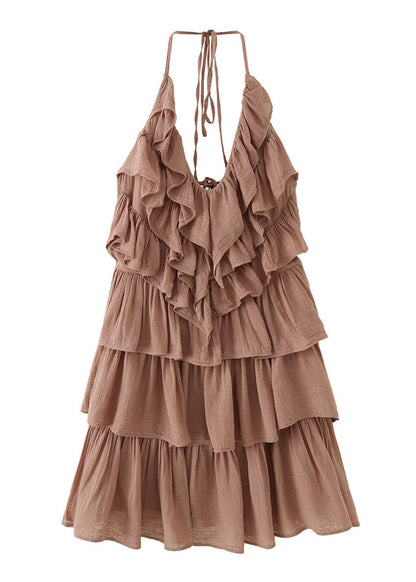 Lindex Dam Klänning Halter Lager På Lager Stilren Sundress 3