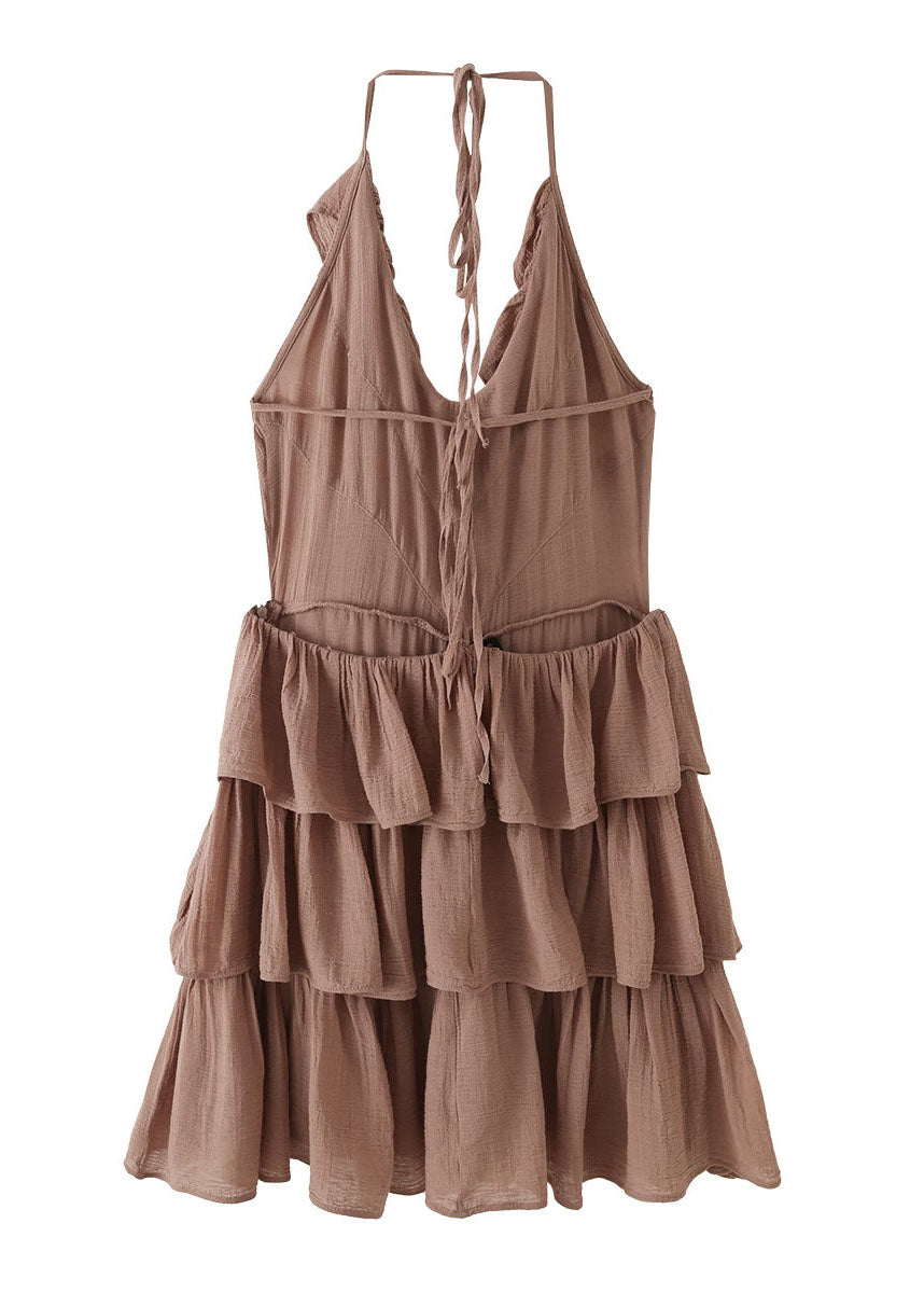 Lindex Dam Klänning Halter Lager På Lager Stilren Sundress 4