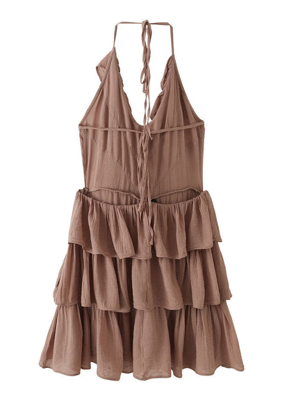 Lindex Dam Klänning Halter Lager På Lager Stilren Sundress 4