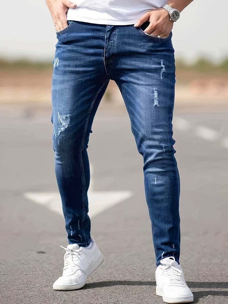 Variant image for Herr Jeans Trasiga Stretch Modern Stil-22