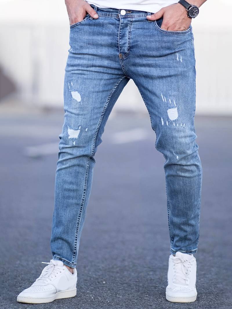 Variant image for Herr Jeans Trasiga Stretch Modern Stil-15