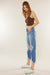 Mamma Jeans Hög Midja Denim Mörk 1
