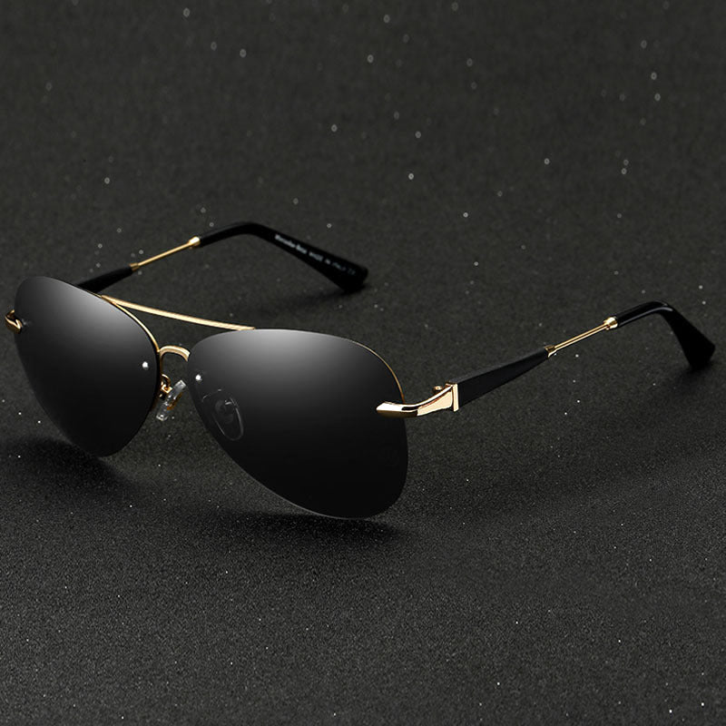 Mäns Aviator Solglasögon med Dubbelbro 2