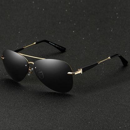 Mäns Aviator Solglasögon med Dubbelbro 2