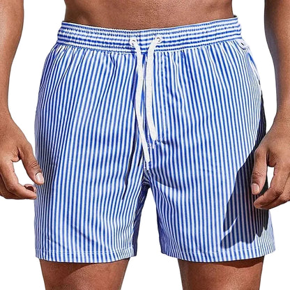 Mäns Badshorts Randiga 0