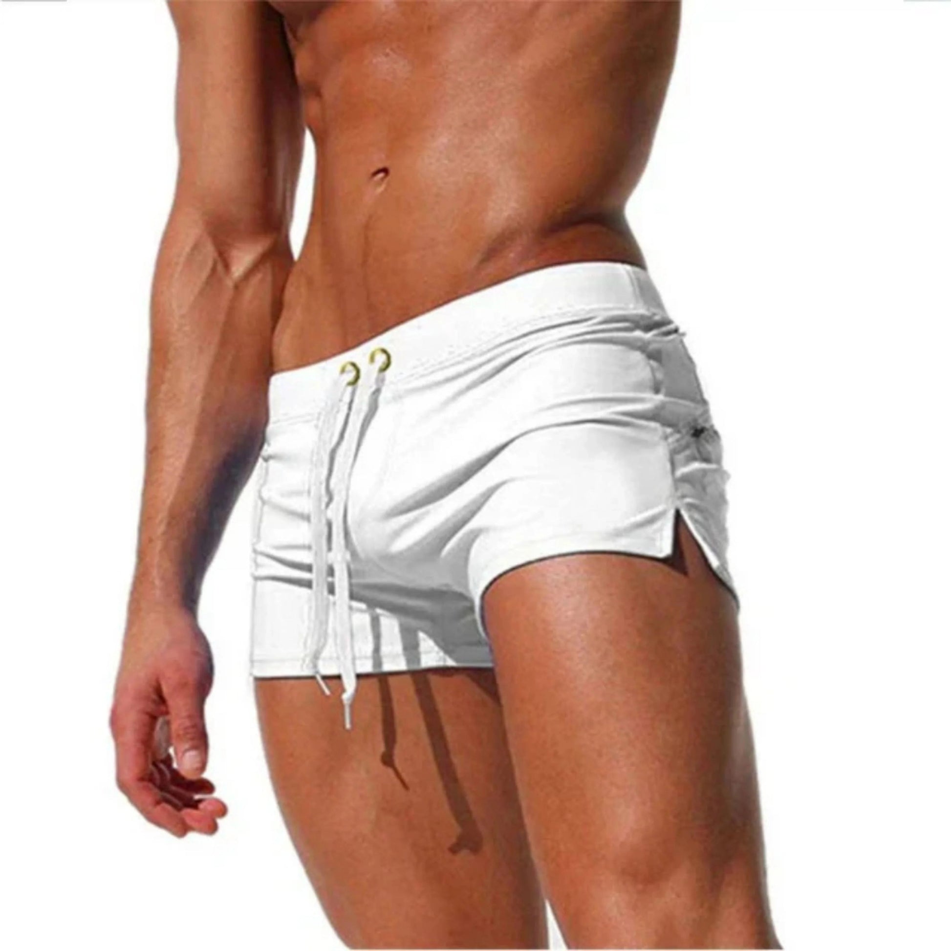 Mäns Badshorts med Dragsko 0