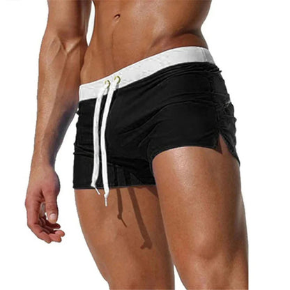 Mäns Badshorts med Dragsko 3