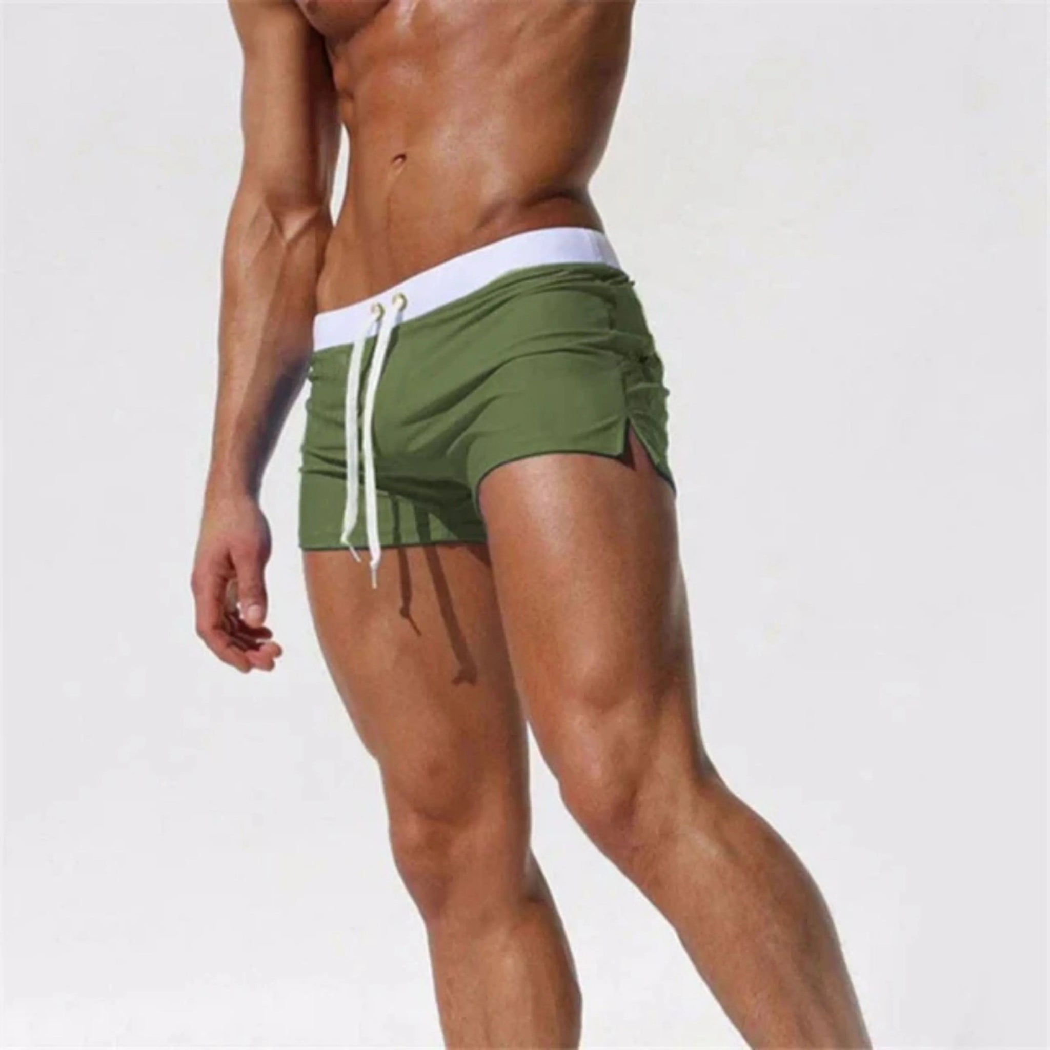 Mäns Badshorts med Dragsko 6