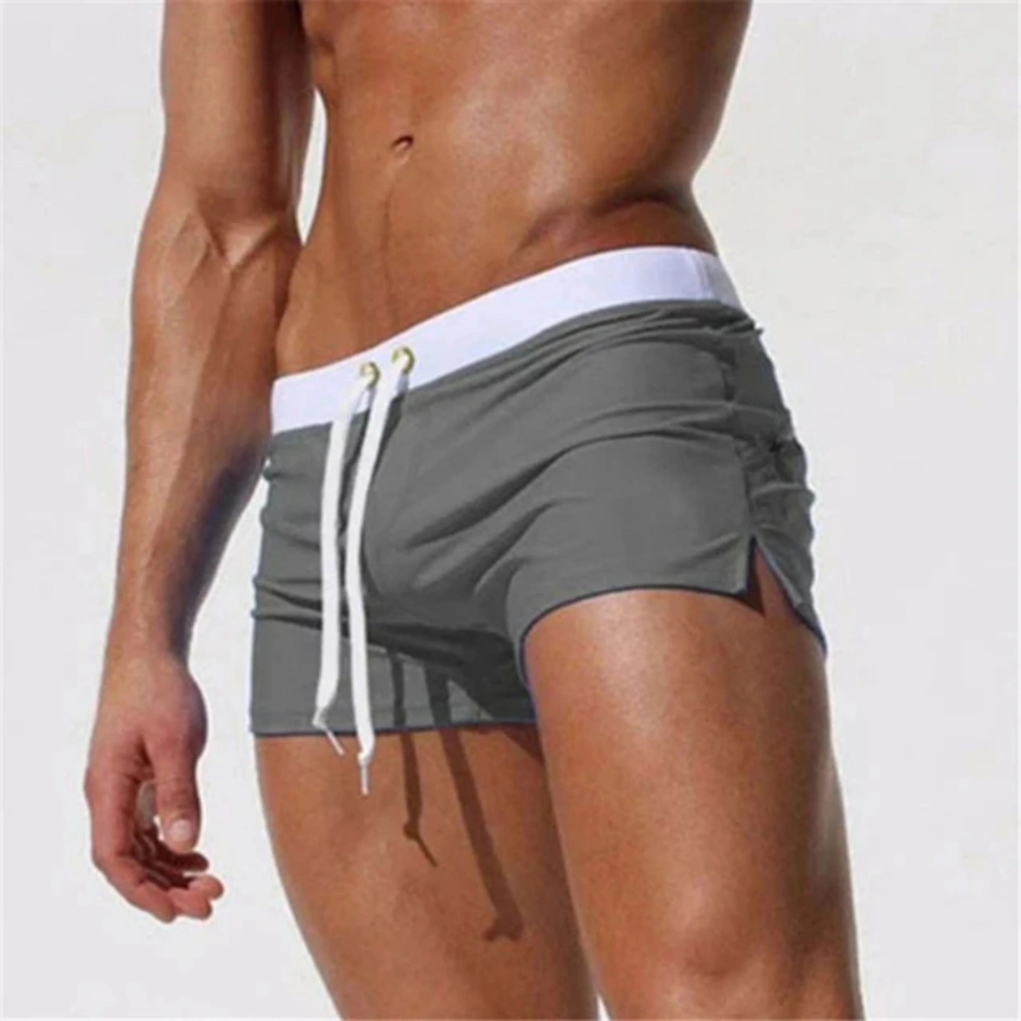 Mäns Badshorts med Dragsko 7