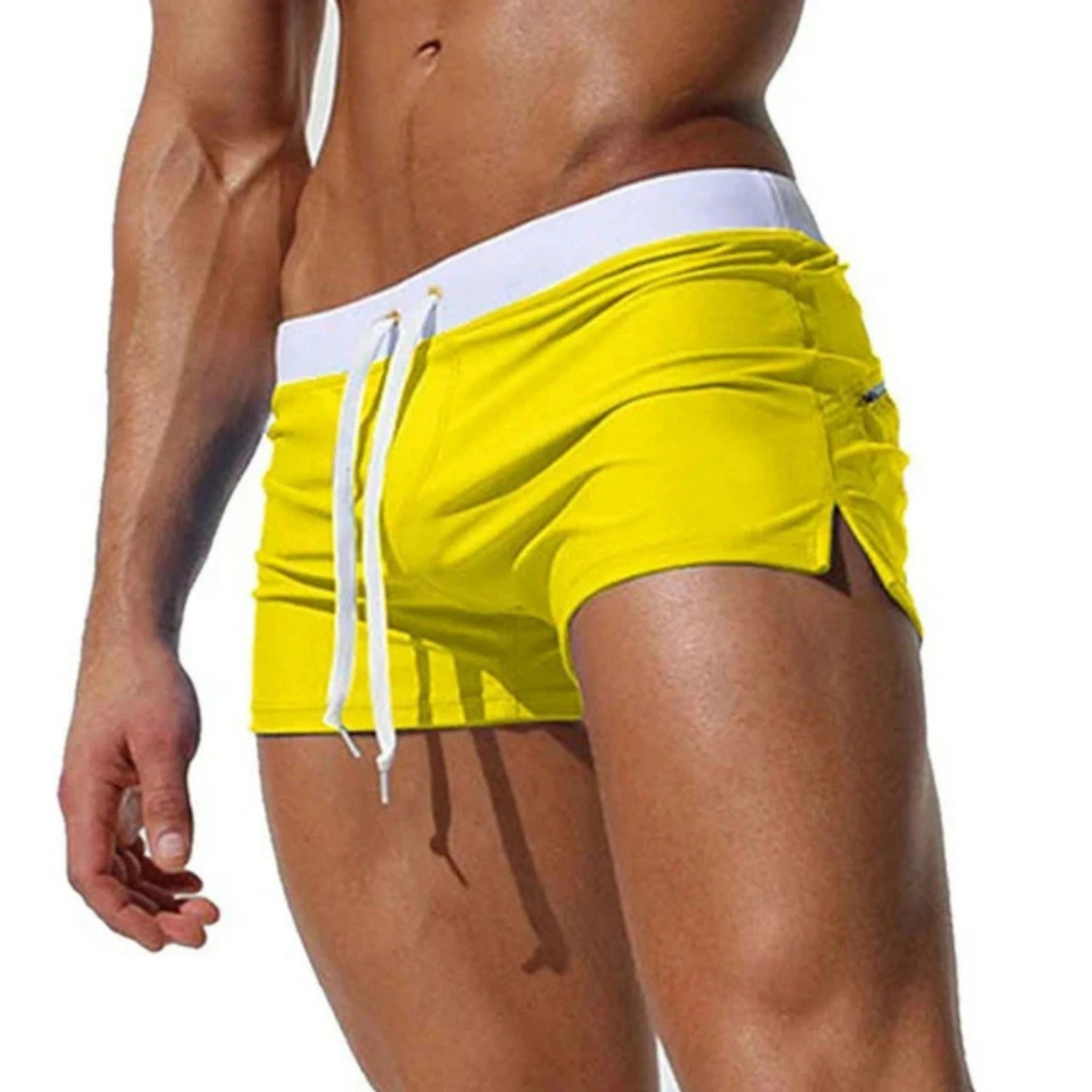 Mäns Badshorts med Dragsko 8