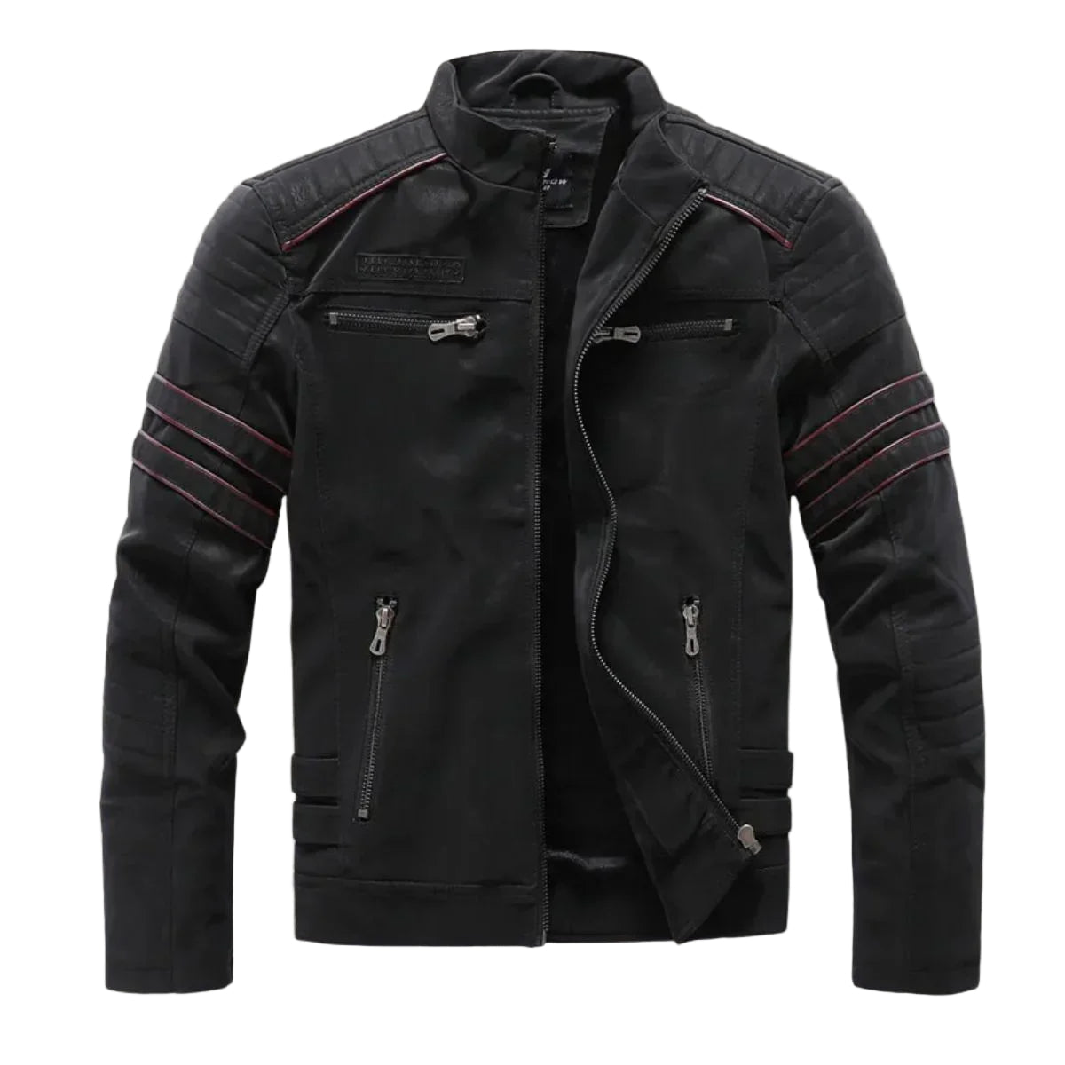 Mäns Bikerjacka Torino Stil 0