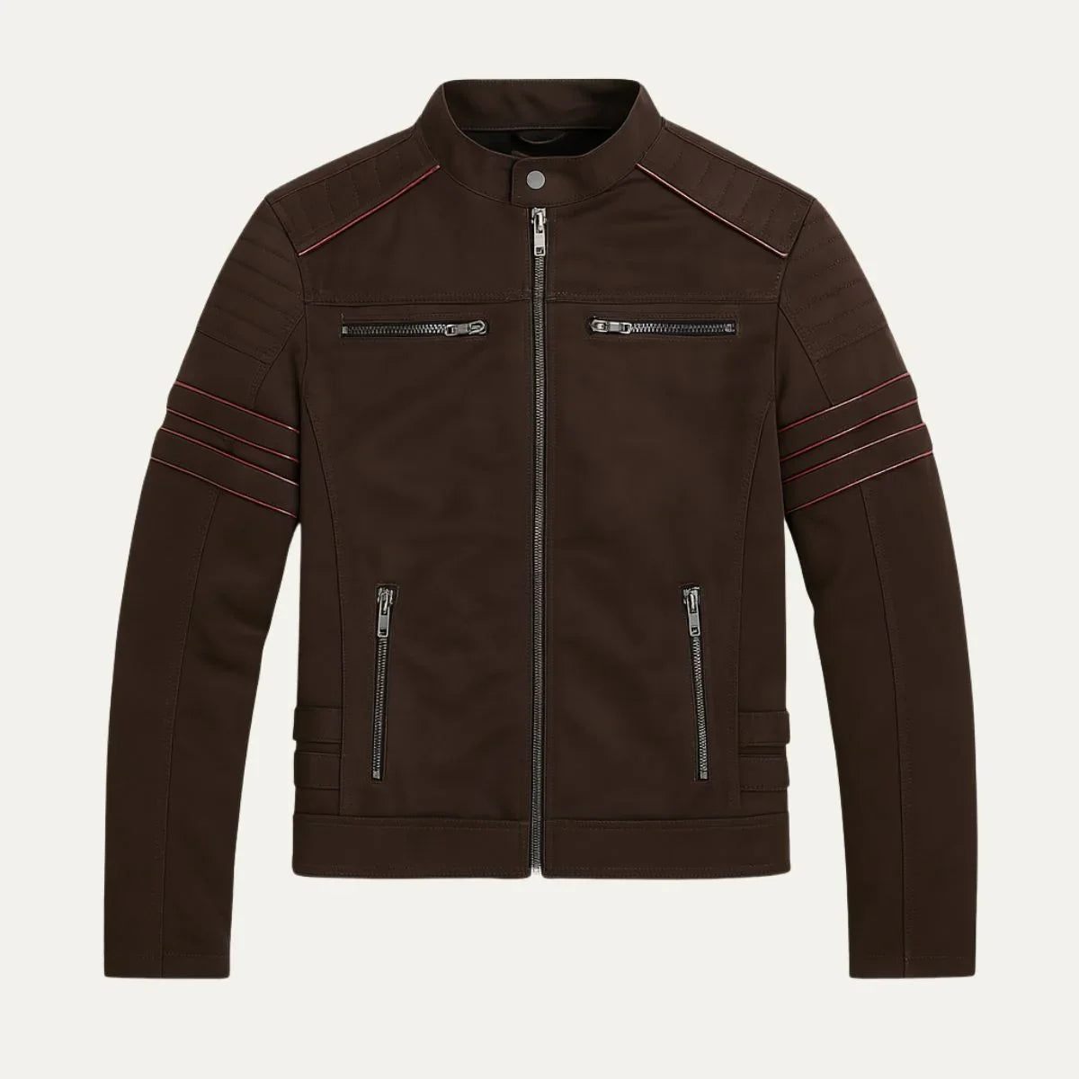 Mäns Bikerjacka Torino Stil 5