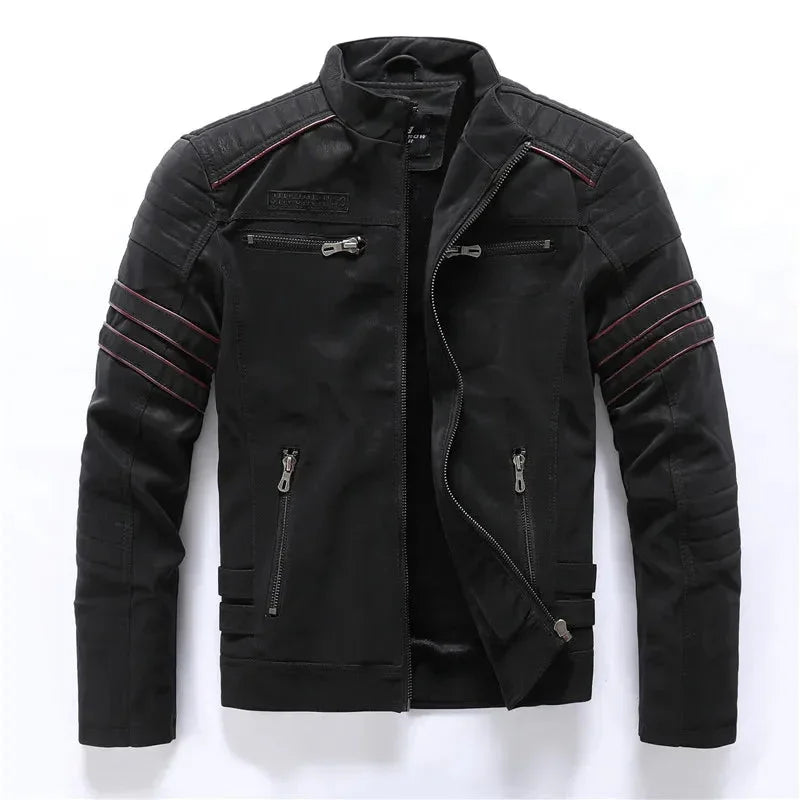 Mäns Bikerjacka Torino Stil 6