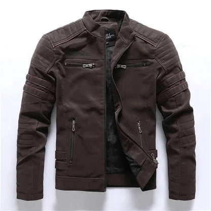 Mäns Bikerjacka Torino Stil 8