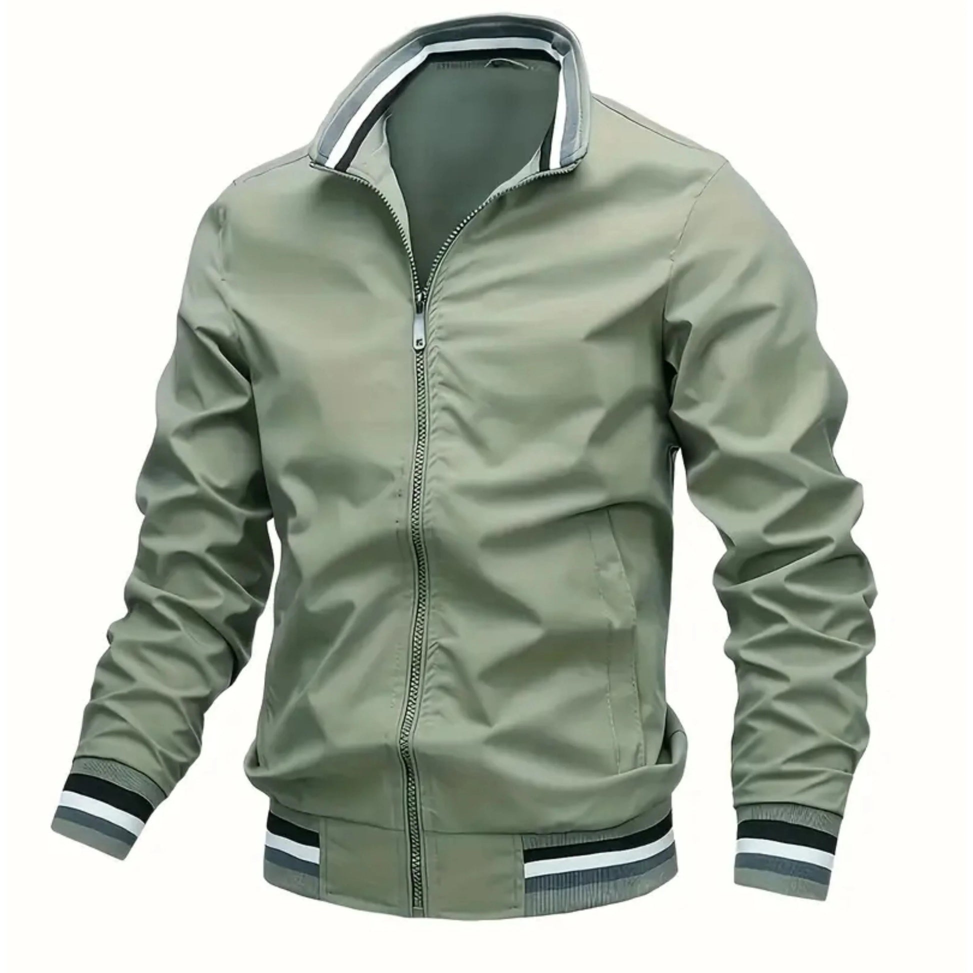 Mäns Bomberjacka Vintage Stil 2