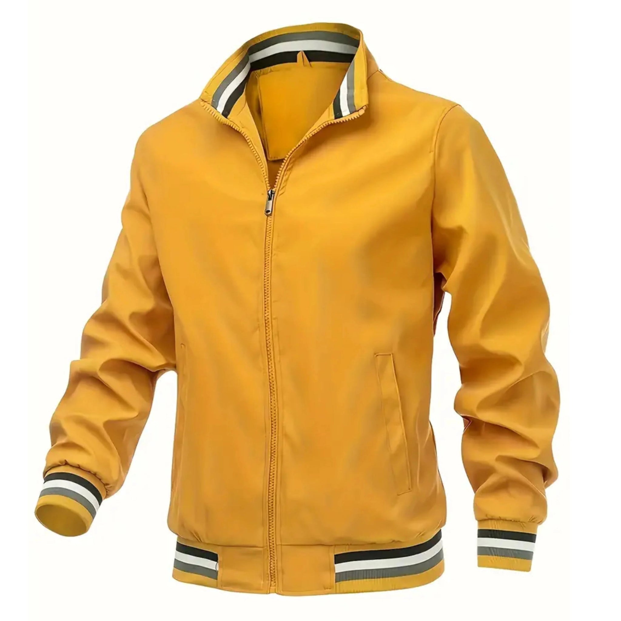 Mäns Bomberjacka Vintage Stil 4
