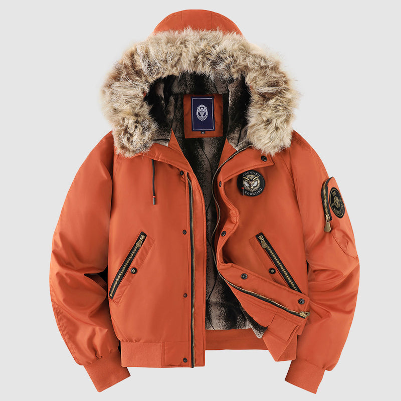 Mäns Bomberjacka Vinterstil 4