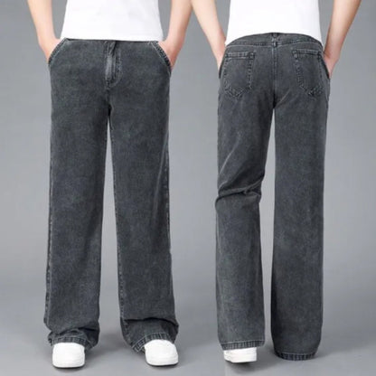 Mäns Bootcut Jeans Retro Stil 4