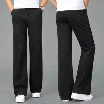 Mäns Bootcut Jeans Retro Stil 8