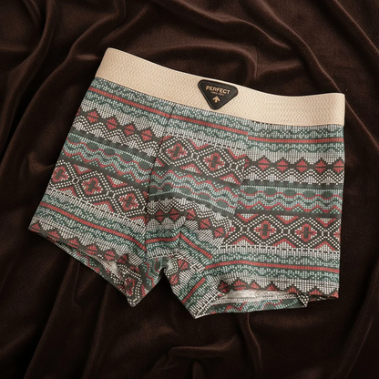 Mäns Boxershorts Geometriskt Mönster med U-Formad Påse 3