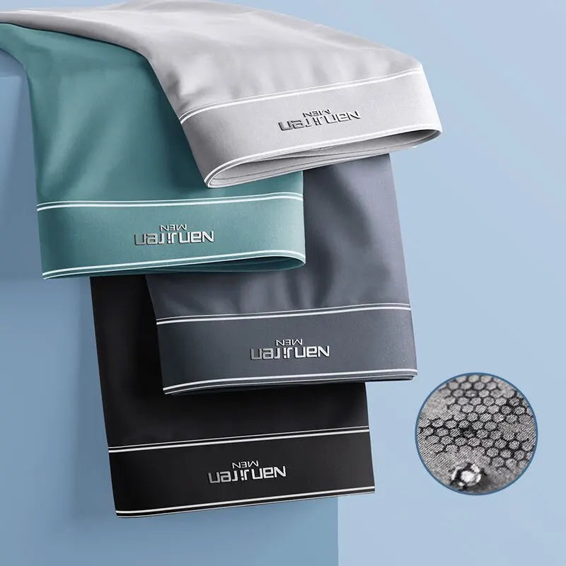 Mäns Boxershorts Set Med Modern Design - Ultratunna och Lätta Underkläder 5