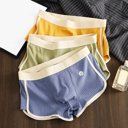 Mäns Boxershorts Set med Ribbad Kontrast 1