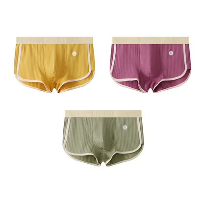 Mäns Boxershorts Set med Ribbad Kontrast 2